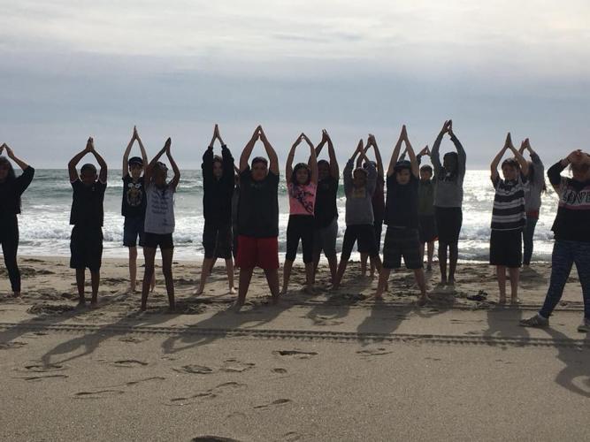 6th grade "Yogamotives" at Camp Sea Lab, Santa Cruz, CA